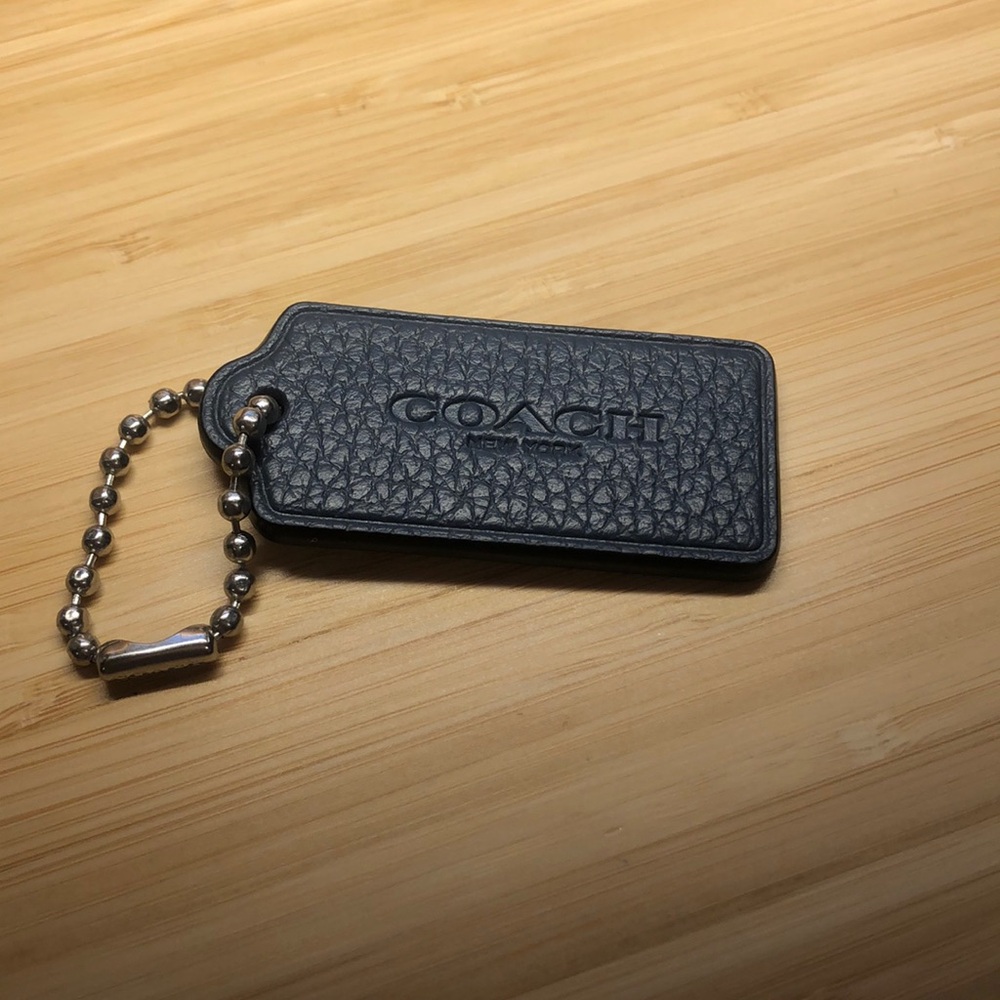 Coach Blue Charm & Handbag Fob- coach color ‘denim’. It’s a beautiful blue